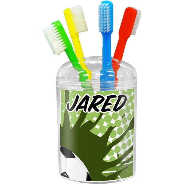 YouCustomizeIt Personalized Soccer Toothbrush Holder