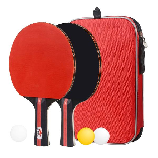 Portable Table Tennis Racket, Portable Table Tennis Set, 2 Rackets, 3 Ping Pong Ping Pong Ping Pong Ping Pong Ping Pong Ping Pong Balls