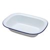 10.5" Enamel Oblong Pie Dish