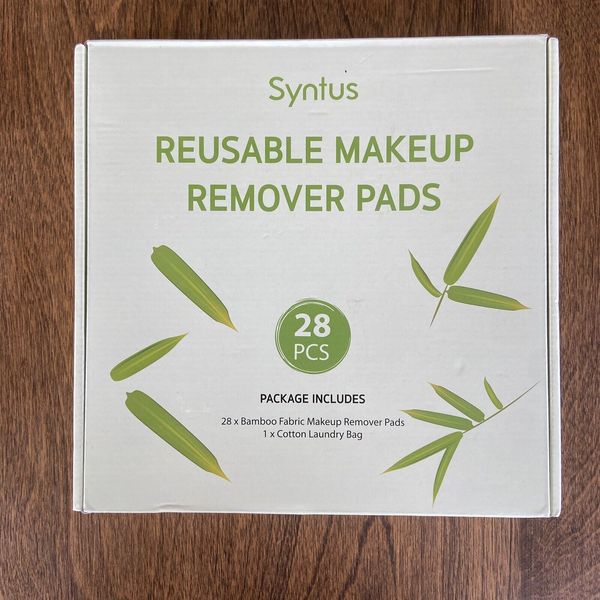 Reusable Bamboo Fabric Makeup Remover Cleansing Pads W/Laundry Bag 28 Piece NIB