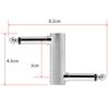DIAO79NI 2 Pack Pedal Coupler TZ Type Guitar Effect Connector 1/4 inch, Chrome