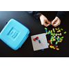 Plus-Plus 9607012 Creative Building Blocks, Travel Suitcase Set, Ingenious Construction Toy, 100 Pieces