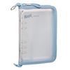 Raymay Fujii KP1155BG Binder Kept Multi Storage File Postcard Size Blue Gray