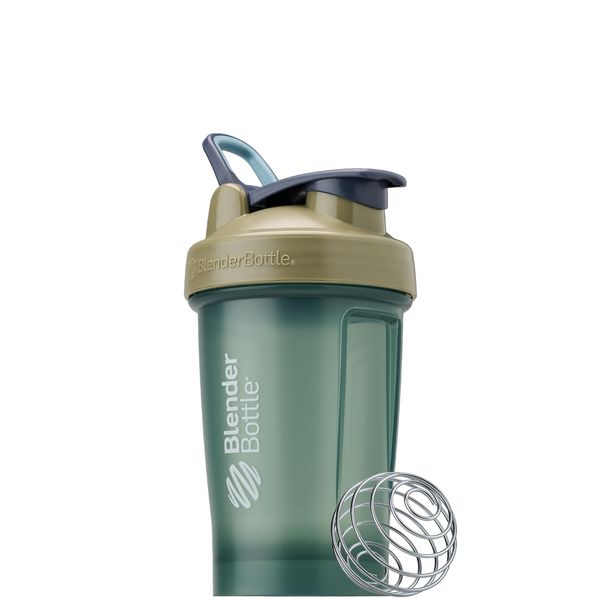 BlenderBottle Classic V2 Shaker Bottle Perfect for Protein Shakes and Pre Workout, 20oz, Full Color Tan