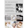 Jolicoon 40 Happy Ruby Anniversary with premium envelope and embossed seal sticker - Ruby wedding anniversary card