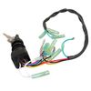 ANTUKO 703-82510-43-00 Ignition Main Key Switch Set Replacement for Outboard Motor Control