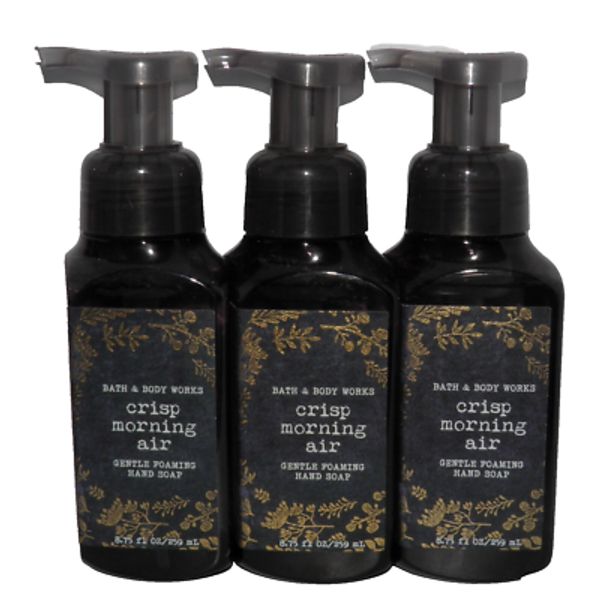 3 PACK BATH & BODY WORKS  CRISP MORNING AIR FOAMING HAND SOAP