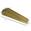 Door Stopper Wedge JAM Stop Stay Rubber Closer Light Brown
