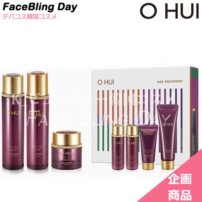 [Genuine] O HUI Age Recovery 3-piece project product/Age Recovery/lotion + emulsion + cream + 5 samples