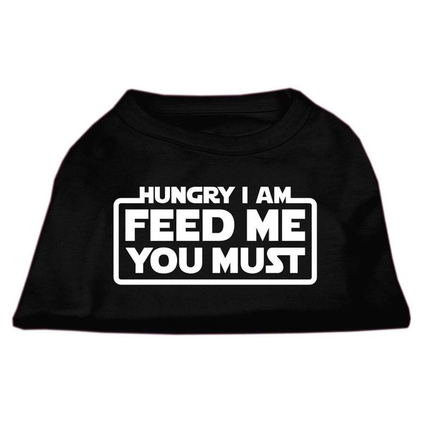 Mirage - Hungry I Am Screen Print Shirt Black Med (12) "Product Category: New Pet Products/Hungry I Am Screen Print Shirt"