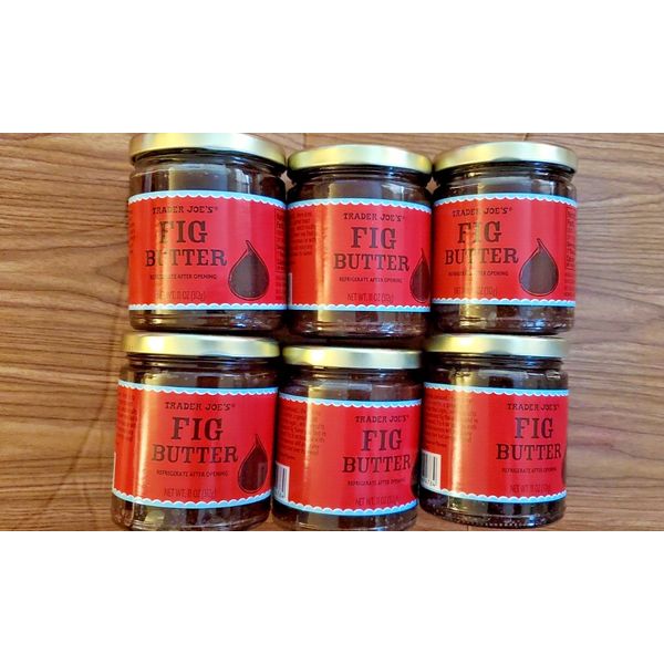 6 PACKS TRADER JOE'S FIG BUTTER /11 OZ EACH