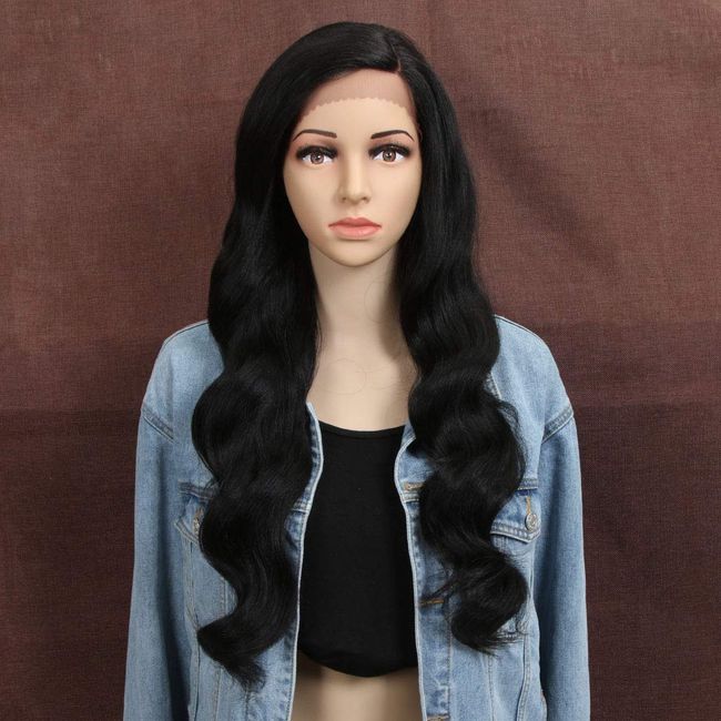 Style Icon Wigs Lace Front Wig 27 Inches Long Wavy Hair Wigs For Women Hair Replacement Side Part Body Wave Synthetic Wig