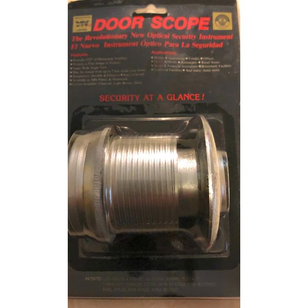 Door Scope DOO-DS1000-MG Door Viewer, Gray
