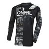 O'NEAL Element Youth Jersey Attack V23 Black/White, MD