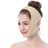 Facial Lifting Slimming Belt, Face Cheek V Shape Lift Up Thin Mask Strap, Face Line Smooth Breathable Compression Double Chin Reduce Bandage for Daily Use(L)