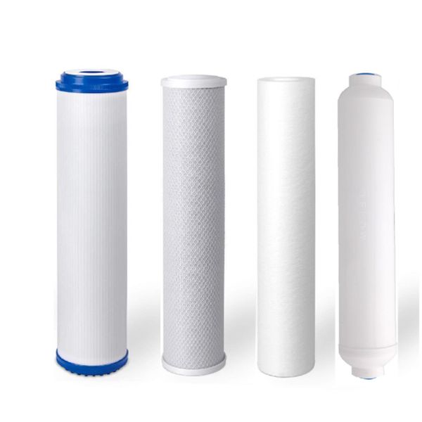 7 PCS RO 10" Reverse Osmosis Water Filter Replacement: SEDIMENT/GAC/CARBON