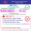 mCover Hard Shell Case Compatible with 15-inch Microsoft Surface Laptop 3/4 Computer (Not for 15-Inch Surface Book) Clear