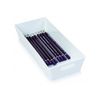 Wham Studio Plastic Storage Cool Basket/Box - Rectangular 2.01 Plastic Storage Box - Wham Studio Kitchen Home Office Storage Basket Boxes (Cool Grey)