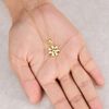 Philip Jones Gold Plated Daisy Necklace