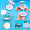 S.fields.inc Face Powder Case with Puff, 3 Color Set, Portable, Mesh, Refill, 0.1 oz (3 g), Mini Size