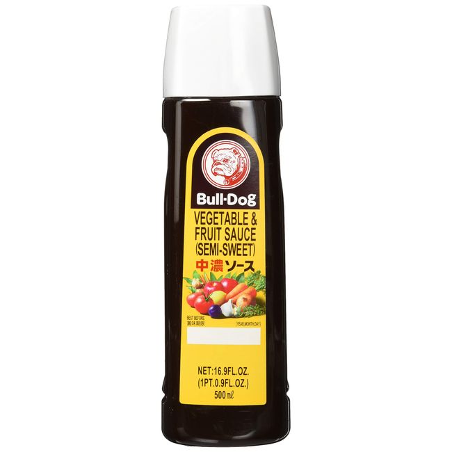 Bulldog Medium Portion Sauce, 16.9 fl oz (500 ml)