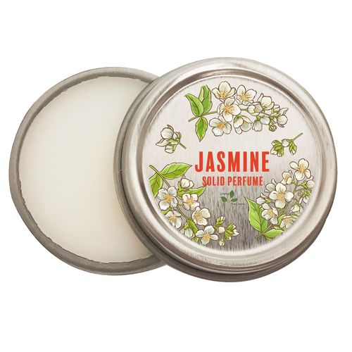 Ladybug Soap Company Jasmine Natural Solid Perfume - Phthalate Free (Jamine, 1/4 oz tin jar)