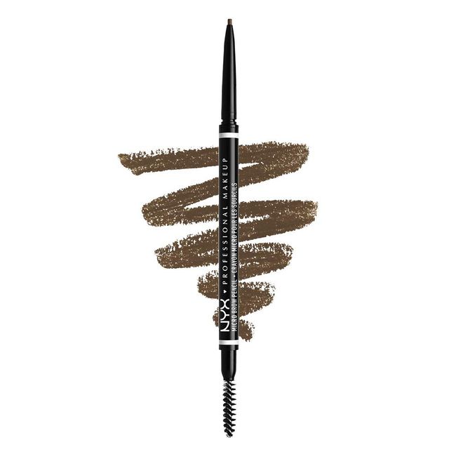 NYX PROFESSIONAL MAKEUP Micro Brow Pencil, Eyebrow Pencil, Ash Brown, 0.003 Oz