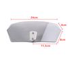 Vancroser Windscreen Extension Bike Additional Screen Extension Screen Windscreen Variable Windscreen Spoiler Universal Motorcycle Windshield PMMA Material Adjustable Airflow Bolt On (Gray)