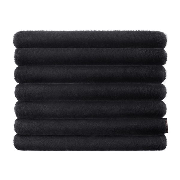 Comfyable Puffy Laptop Sleeve 13 14 15 Inch for Women, Compatible with MacBook Air & MacBook Pro M4 M3 2024, Soft Faux Fur Fluffy Plush Furry Pillow Case for Computer, Comfort present, Rice