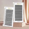 QUEWEL Cluster Lashes 72 Pcs Wide Stem C/D Curl 8-16mm Length DIY Eyelash Extension False Lashes Individual Natural&Mega Styles Soft for Personal Makeup Use at Home (Mega-D-MIX8-16)