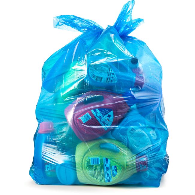 Veska 55 Gallon Trash Bags, (Value Pack 50 Bags w/Ties) Large