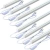 6 Pack LED T5 Integrated Single Fixture 4FT 20W LED Shop Ceiling Lights Clear
