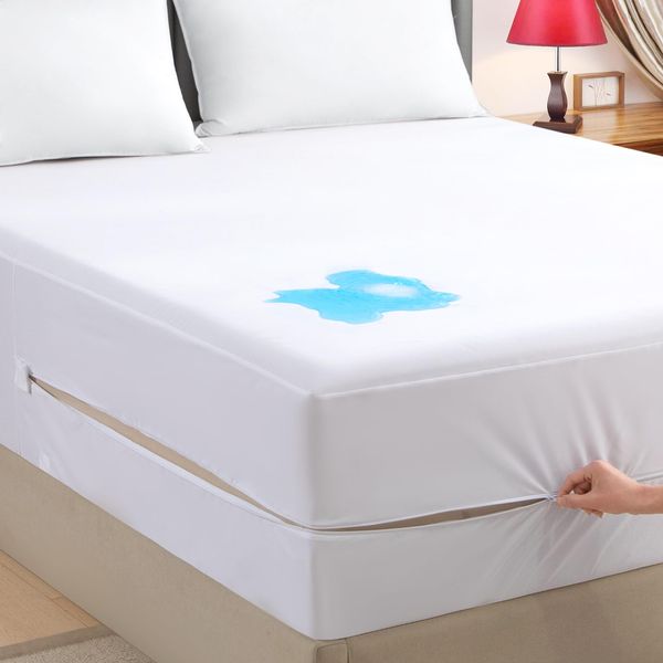JamRest Zippered Mattress Encasement Twin XL, Zipper Enclosed Mattress Waterproof Protector, Breathable & Noiseless Bed Mattress Cover(7-15 in. Deep)
