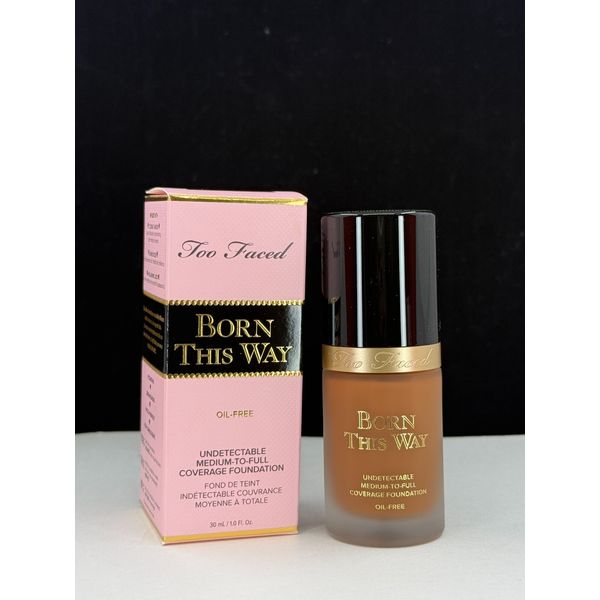 Too Faced Born this way Medium to Full Coverage Foundation HAZELNUT 1oz NIB