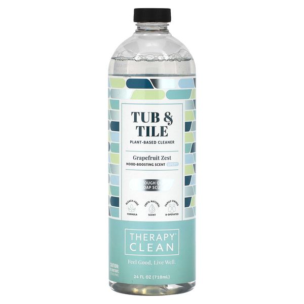 Tub & Tile, Plant-Based Cleaner, Grapefruit Zest, 24 fl oz (710 ml)