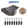 Distributor Rotor Cap & Professional .060" Spark Plugs Kit ACDelco for Chevy GMC