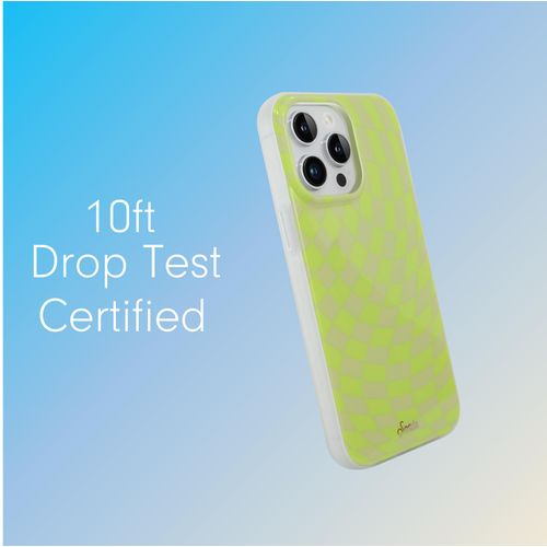Sonix Protective Phone Case for iPhone 15 Pro Max | Compatible with Magsafe | 10ft Drop Tested | Checkmate Green