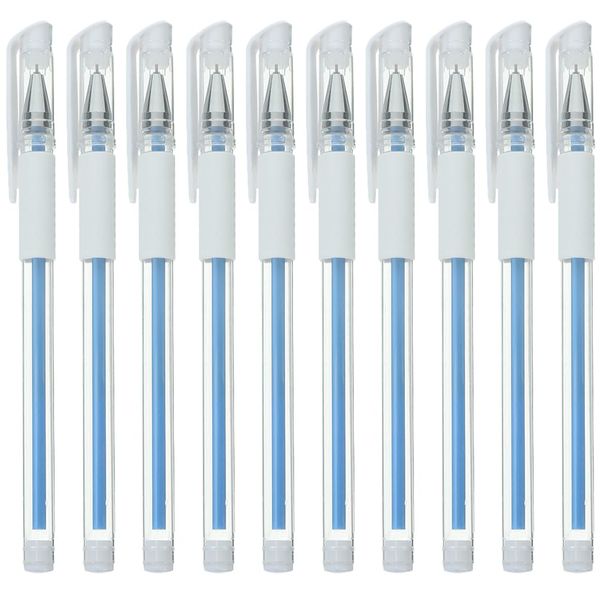 minkissy 10pcs Skin Marking Pens Portable Makeup Position Mapping Pen for Lip Eyebrow Blue