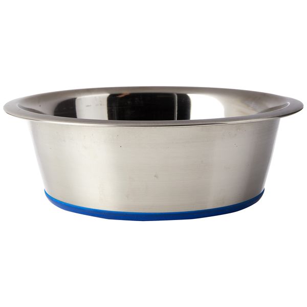 Classic Pet Products Non-Slip Stainless Steel Dish (1600 ml - 215 mm, 8.5 inch Diameter Dog Bowl)