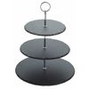 Vision4ever 3 Tier Natural Slate Cake Stand Wedding Plates Party Tableware