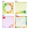 Sunstar Stationery S2843145 Watermelon Game Memo, Square, B Pattern