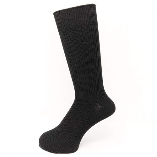 Toyobo Ginsekai, Made in Japan, Silver Ion Disinfecting Socks (business-casual socks), Rib Pattern Set -