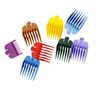 8PCS Plastic Limit Comb Guide Cutting Guard Attachment Kit For WAHL Hair Clipper