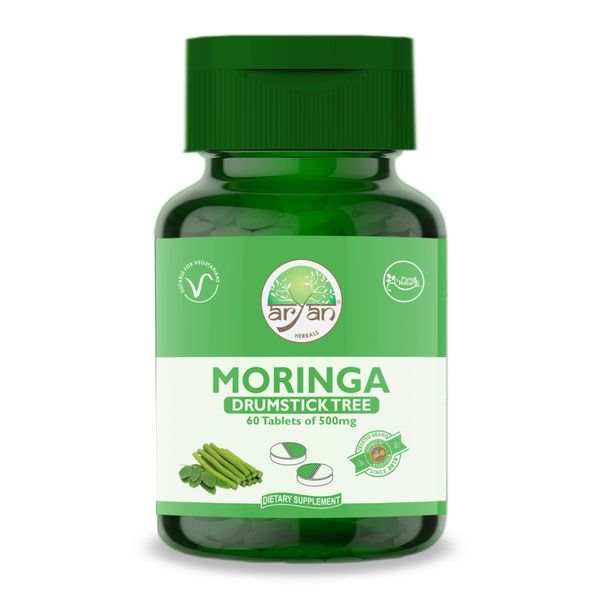 Aryan Herbals Moringa (Drumstick Tree) 60 Tablets of 500 MG