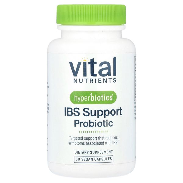 Hyperbiotics®, IBS Support Probiotic, 30 Vegan Capsules