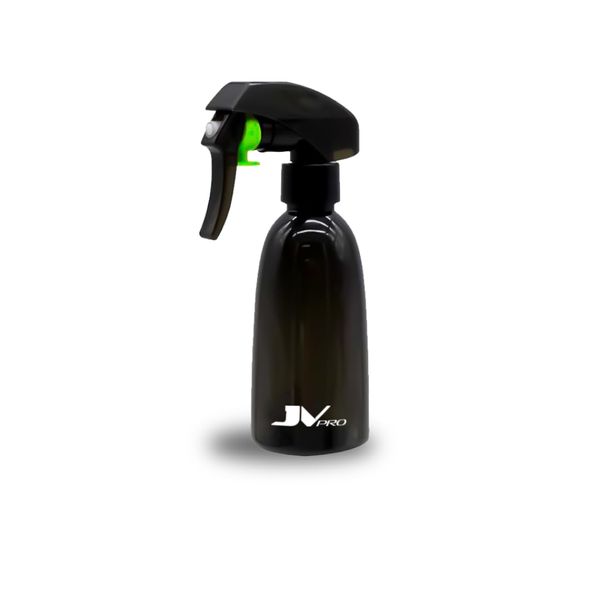 JV PRO Spray Bottle with Adjustable Nozzle - Durable, Ergonomic Squirt Bottle, Versatile Refillable Mist Spray Bottle for Plants, Home and Commercial Use (Black)