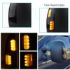 2003-2007 Super Duty Side Mirror Turn Lights LED SMOKE Lens Replacement Kit Set