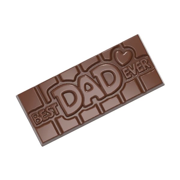 CW12017 – Chocolate World – Best Dad Ever Tablet Polycarbonate Mould