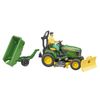 John Deere X949 Mowing Tractor with Trailer and Figure