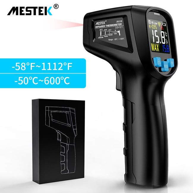Digital Infrared Thermometer Laser Temperature Meter Non-contact